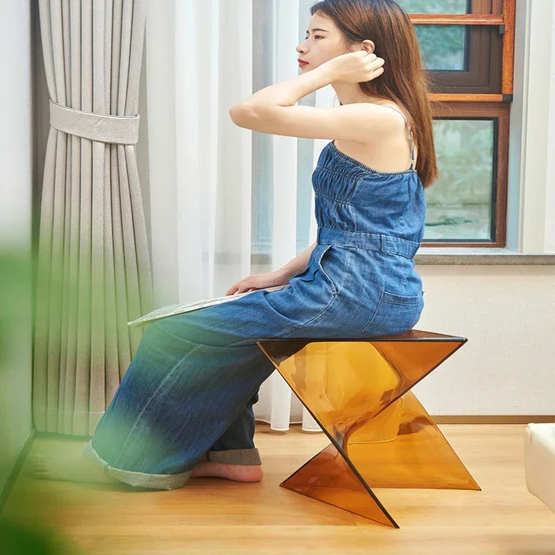 Nordic Minimalist Small Coffee Table, Creative Geometric Design for Modern Living Room, Designer Accent Table Unique - Image 3