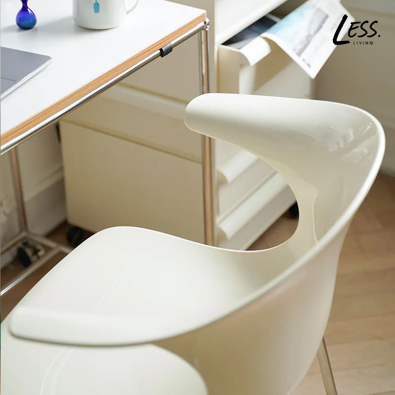 Nordic Designer Chair Office Chair Acrylic Dining Chair Modern Simple Leisure Chair Living Room Chair Home Furniture Armchair - Image 5