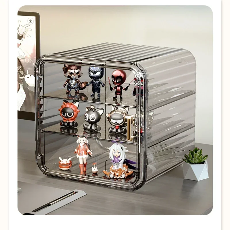 Display Dust-proof Storage Supplies Organizer Perfume Desktop Holder Dresser Cabinet Transparent Cosmetic Acrylic Box - Image 4