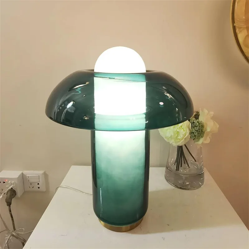 SAMAN Nordic Modern Creative Green Table Lamp LED Desk Lighting Decorative for Home Living Room - Image 4