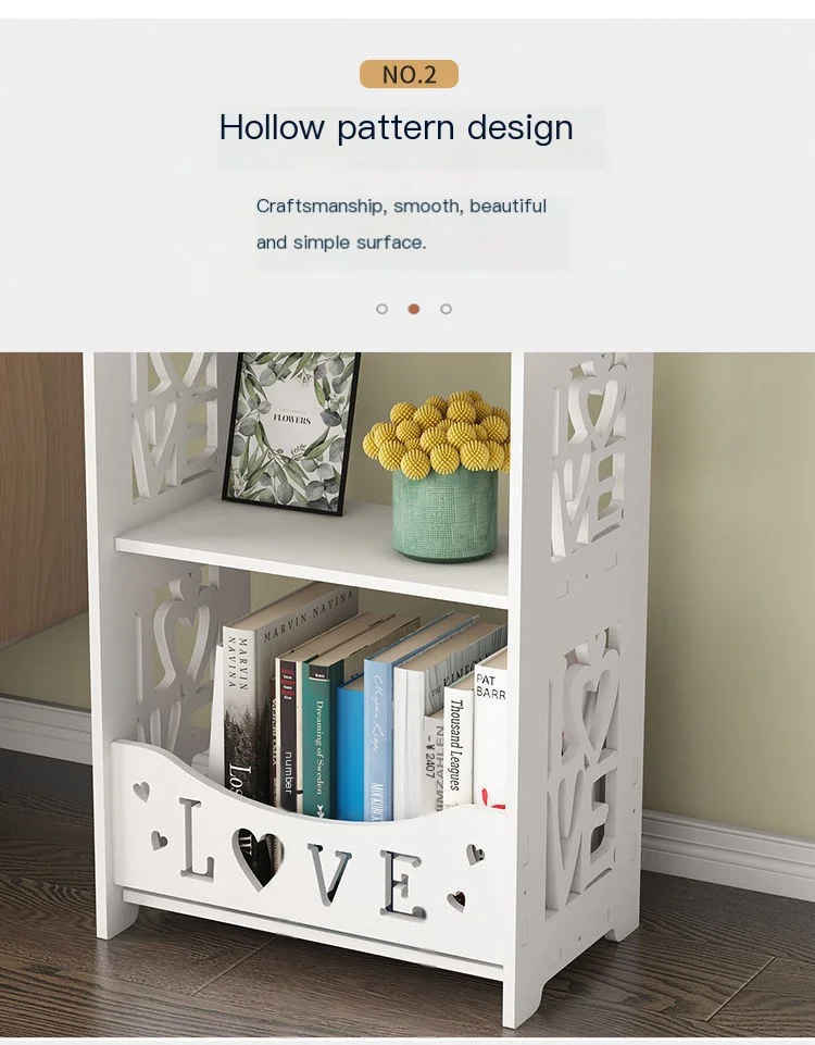 Bedside Table Bedroom Bedside Table Simple Modern Household Ins Wind Nightstands Bedroom Storage Bedside Rack Bedroom Furniture - Image 2