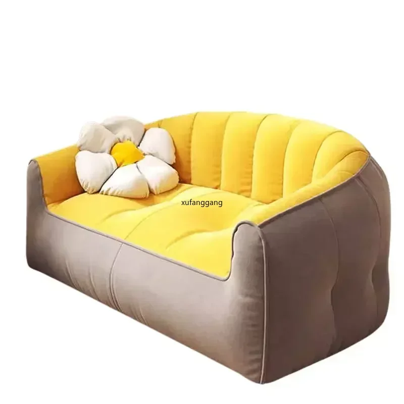 Lazy Sofa Bedroom Room, Tatami Small Apartment, Balcony Small Sofa Bean Bag Sofa Set Living Room Furniture Lounge Chair - Image 5