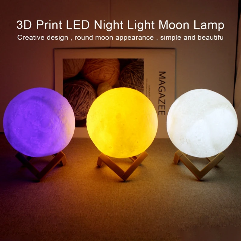 Book Light LED Moon Light Galaxy Light, Moon Night Light, Girl, Boy, Child Birthday Gift, Bedroom Decoration Indoor lighting - Image 4