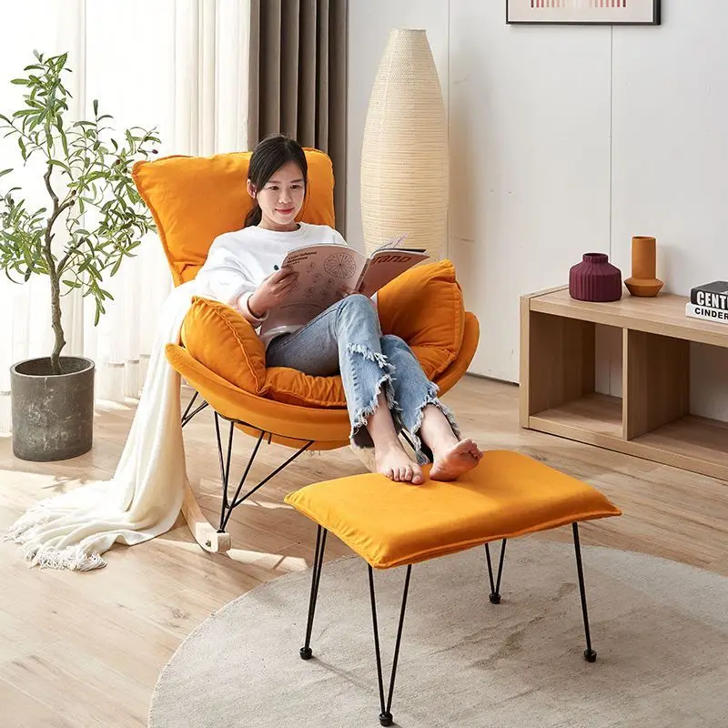 Trendy Comfortable Recliner Armchair for Home Garden Office Leather Recliner Comfy Armchair for Living Room Bedroom Patio Garden - Image 2