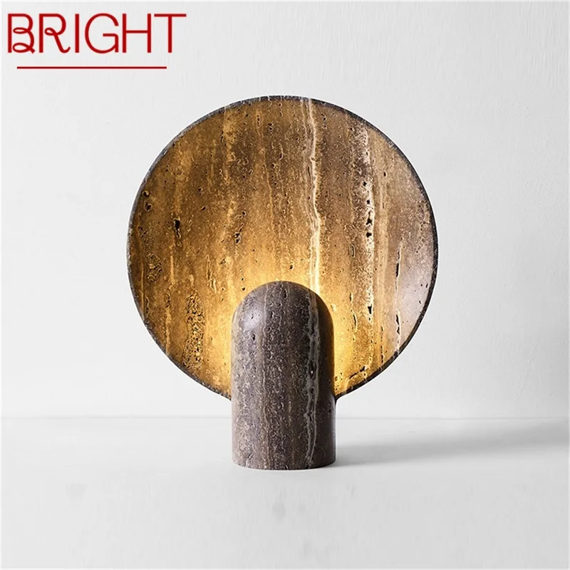 BRIGHT Nordic Resin Table Light Modern LED Simple Creative Design Desk Lamp for Home Living Room Bedroom Decorative