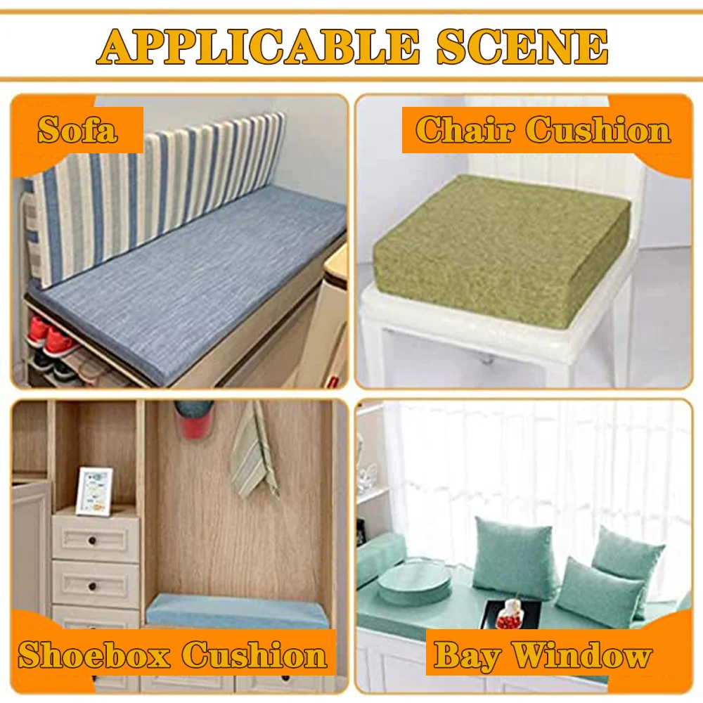 Long Bench Seat Cushions Bay Window Cushion Chair Seat Sofa Pillow Decorative Cushion for Sofas Garden Bench Seat Swing Backseat - Image 5