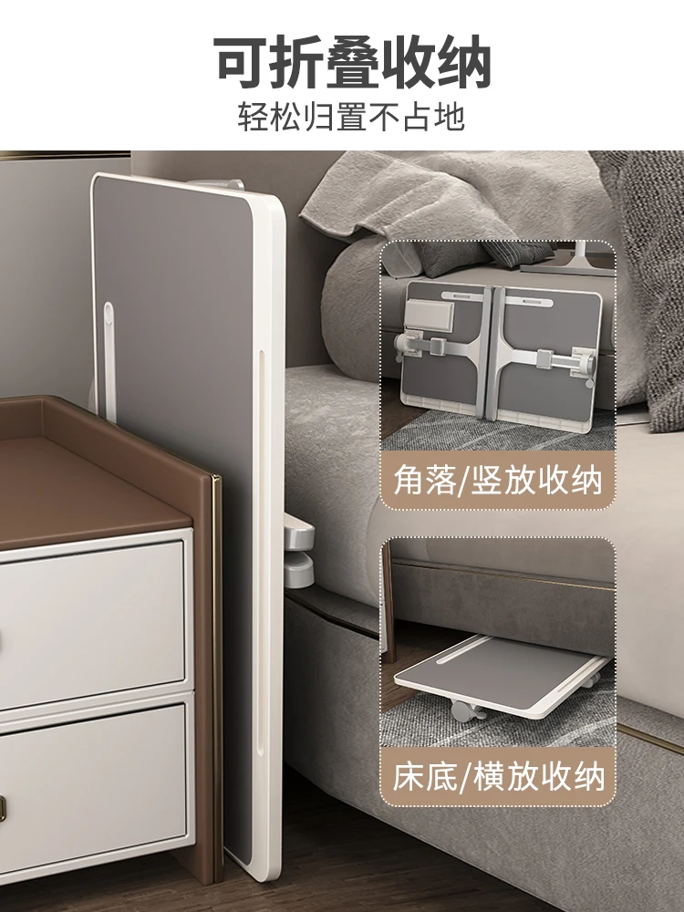 Home Folding Laptop Desk for Bed & Sofa Laptop Bed Tray Table Desk Portable Lap Desk for Study Reading Bed Top Tray Table - Image 3