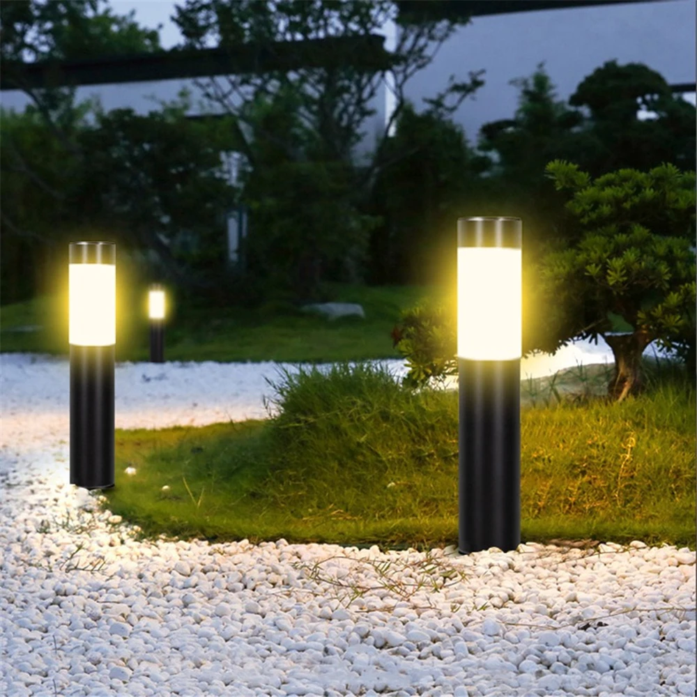 1/2/4 Pack Solar Garden Pathway Lights Outdoor LED Lighting Ground Plug Bollard Light for Patio, Gardens, Pathways,Lawn,Yard - Image 4