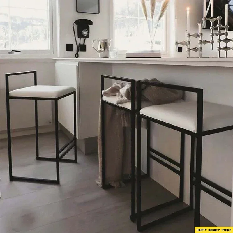 Benches Bar Stool Chair Tabourets De Bar Chair Armchair Minimalist Bar Chair Restaurant Livingroom Customized Personality High - Image 3