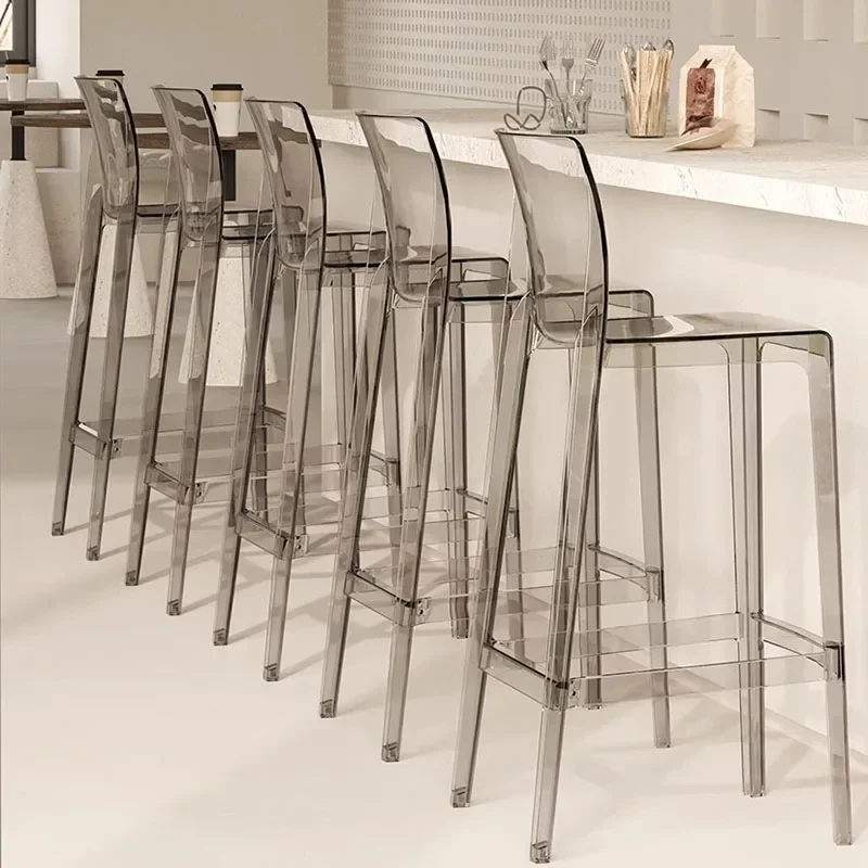Modern Bar Stools Luxury Nordic Plastic Kitchen Chair Design Design Home Chaises Salle Manger Interior Furniture Decoration