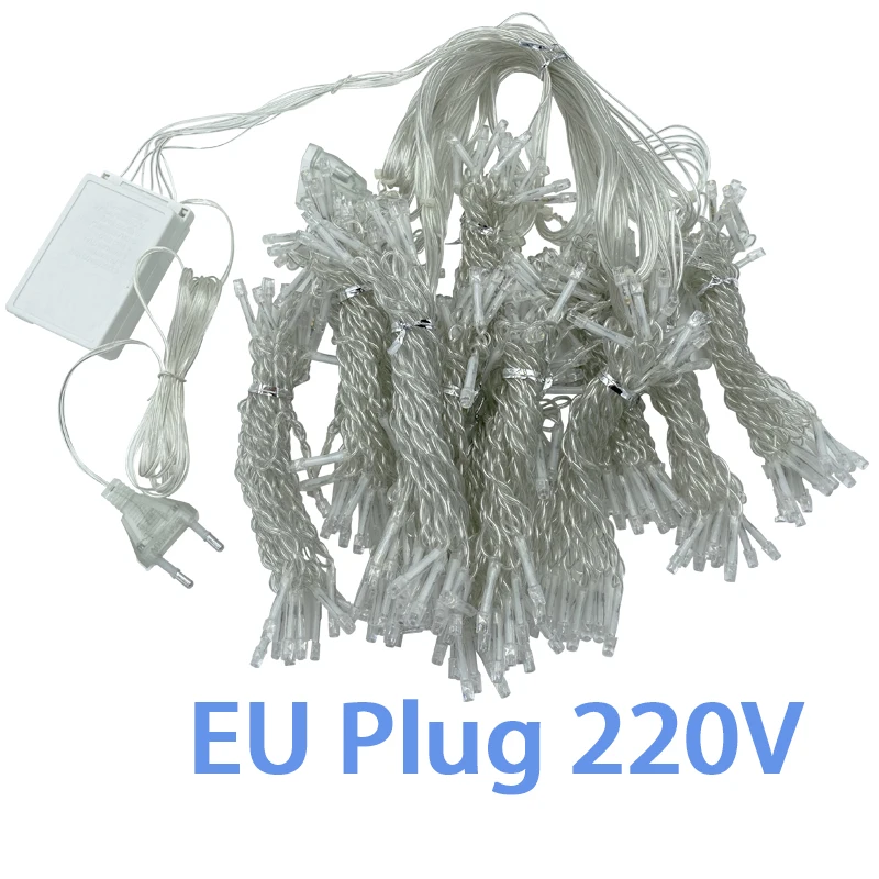 Curtain Light Festoon LED Icicle String Light Connectable New Year Eve Ornaments Garland 3x1/3x2/3x3/6x3m Christmas Decorations - Image 6