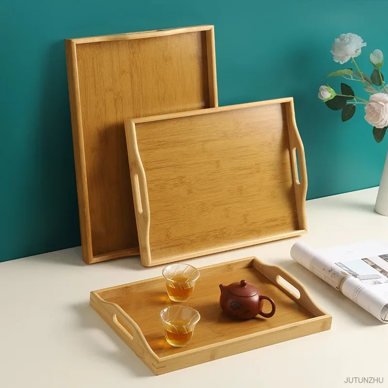 50x30x25cm Portable Natural Bamboo Bed Tray Breakfast Laptop Desk Reading Gaming Desk Folding Table Useful Simple Kitchen Tool - Image 4