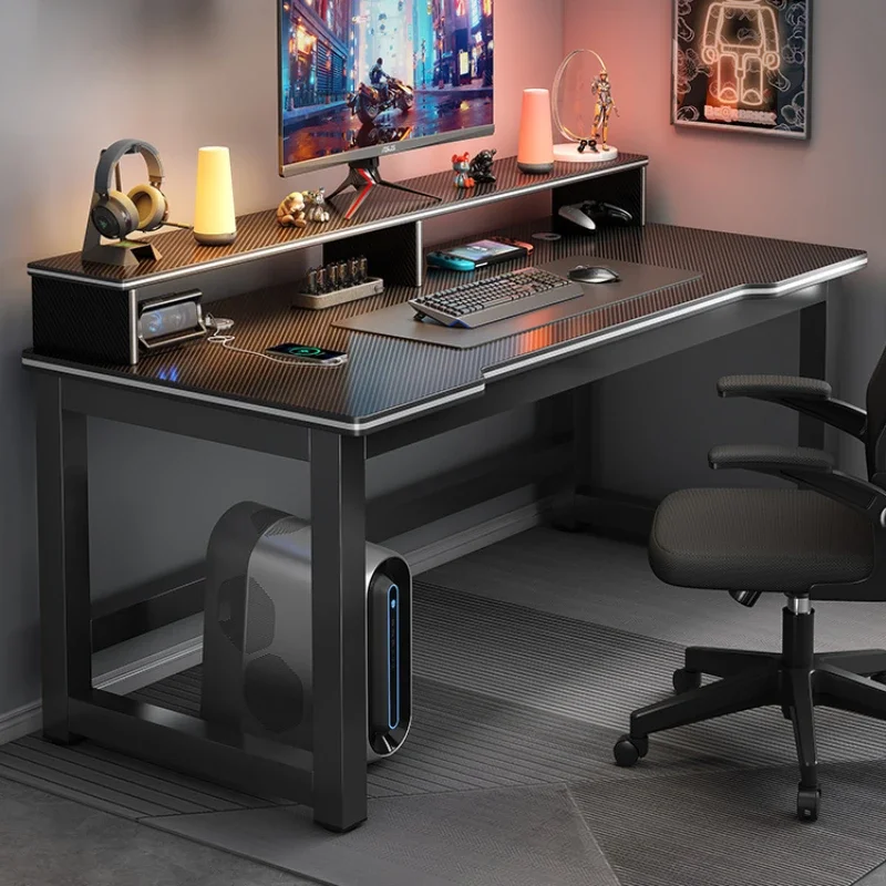 Shelf Game Office Desks Bedroom Single Modern Simplicity Office Desks Write Table Escritorio Ordenador Work Furniture QF50OD - Image 3
