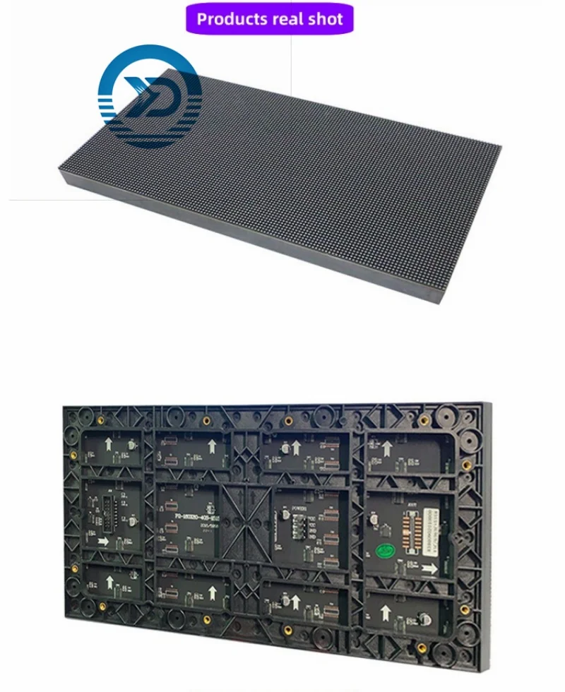 Wholesale price 640*480mm video cabinet indoor conference room P3.076 LED display fixedly installed on the wall to play video - Image 2
