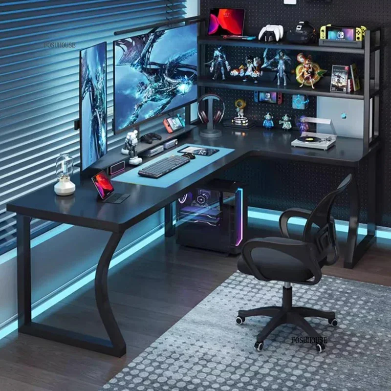 Nordic Corner Computer Desks Office Furniture Desktop Gaming Desks Creative Corner Desks Bedroom Home L-shaped Study Tables A - Image 4