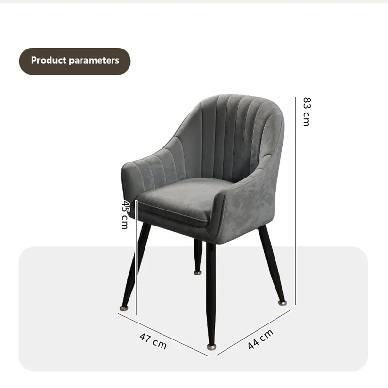 Modern Living Room Chairs Nordic Velvet Relaxing Lazy Designer Living Room Armchair Individual Sillas Plegables Furniture MQ50KT - Image 6