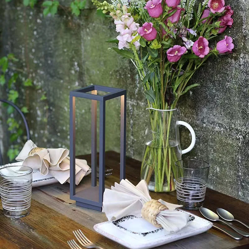 Modern European Design Hotel Decoration LED Table Rebecca Restaurant Rechargeable Table Lamp