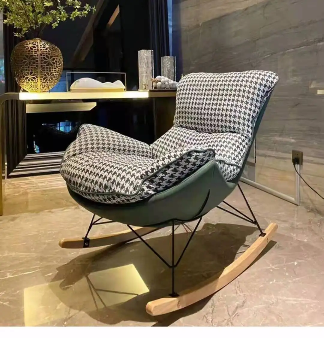 Trendy Comfortable Recliner Armchair for Home Garden Office Leather Recliner Comfy Armchair for Living Room Bedroom Patio Garden - Image 6