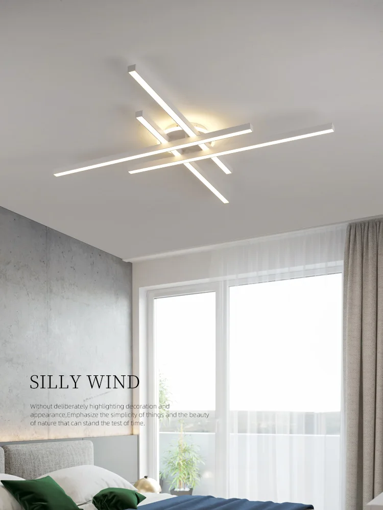 2024 new ceiling lamp Nordic modern LED lamp living room dining room bedroom lights ceiling chandelier - Image 4