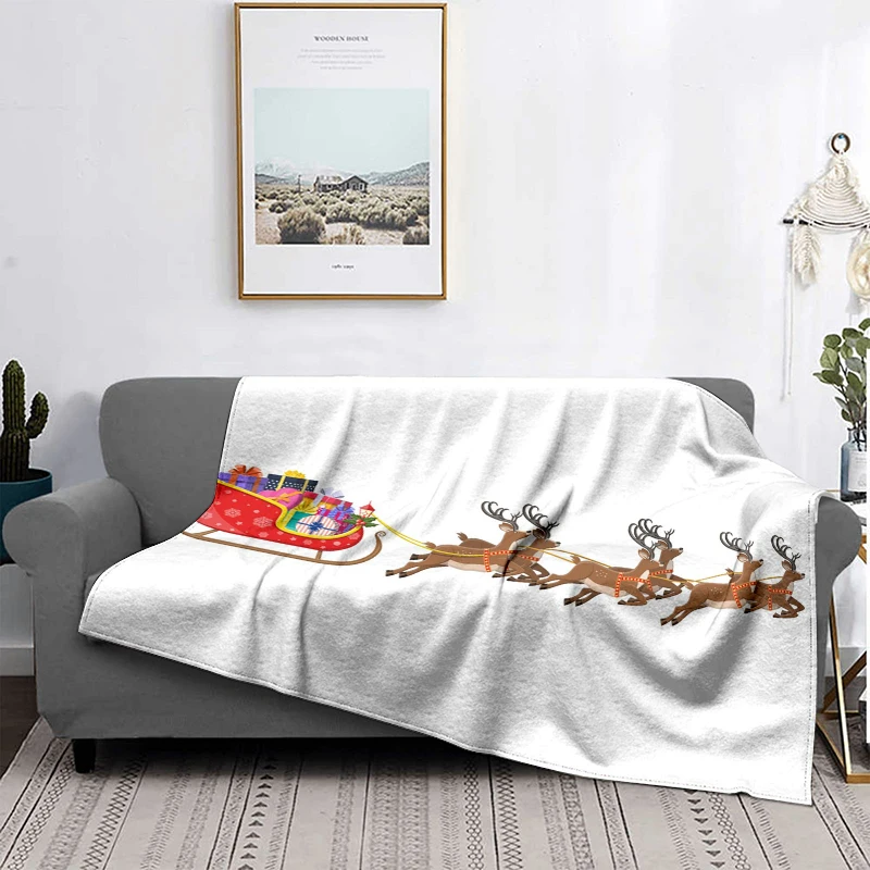 Home decoration plush Throw Sofa blanket Bedspread bed fluffy soft blankets decor Plaid Modern Halloween Merry Christmas winter - Image 5