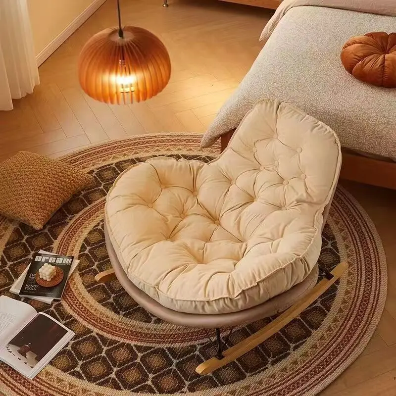 Nordic Modern Rocking Chairs Living Room Lazy Sofa Chair Big Rocking Chair Load capacity 200KG Sectional Home Room Furniture - Image 2