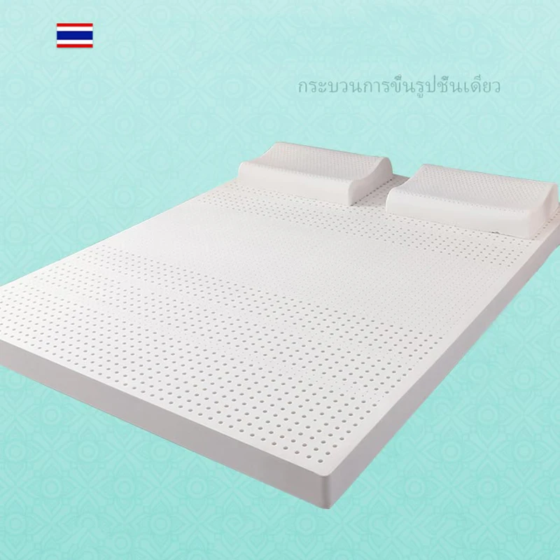 Natural Thailand imported latex mattress raw liquid mattress rubber cushion double single home tatami mats queen king full size - Image 5