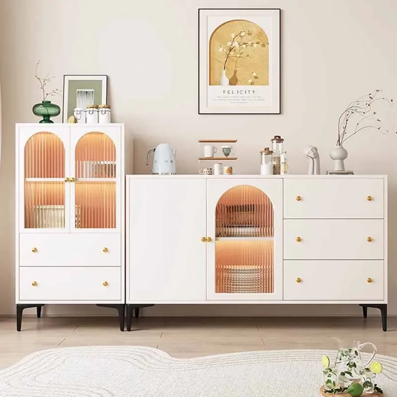 Bookcase Storage Living Room Cabinets Mobile Nordic Tall Kitchen Buffet Cabinet Theater Liquor Armoires De Salon Room Decor