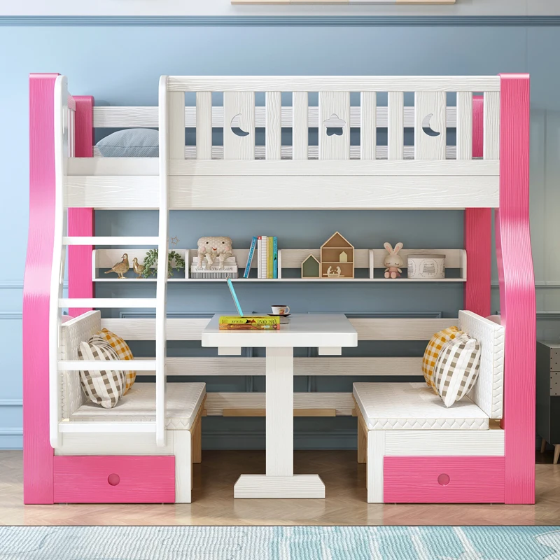 beds children bunk hostel kids children bedroom furniture bunk beds - Image 5