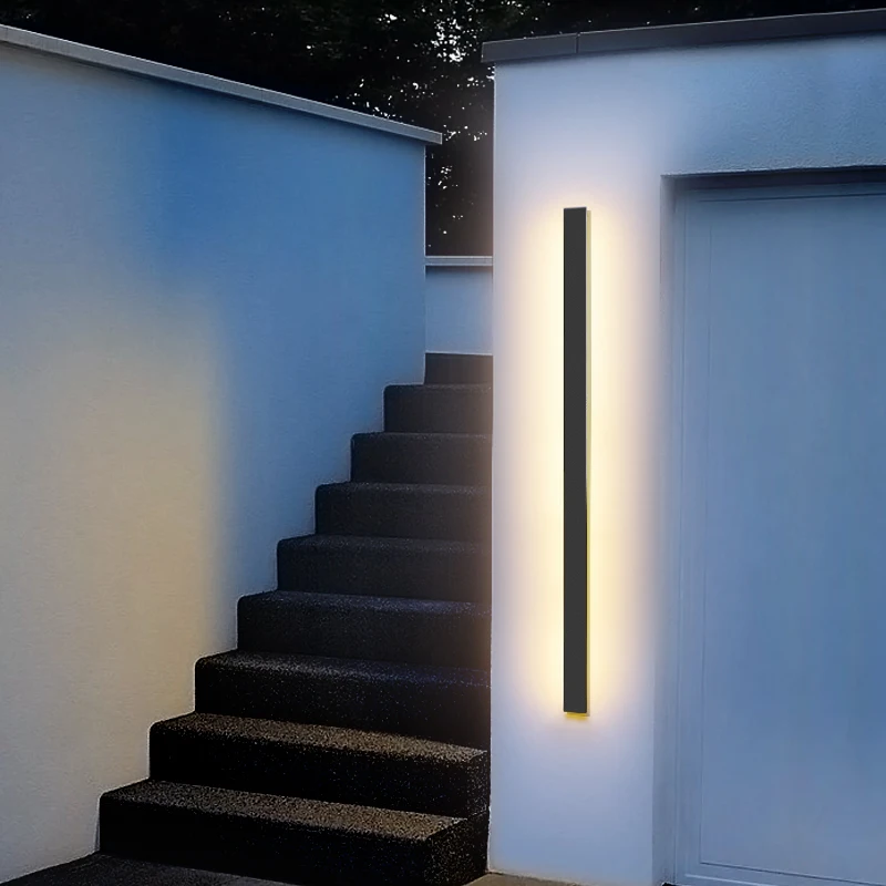 Waterproof outdoor wall lamp LED Long wall lamp IP65 Aluminum Light Garden Villa porch Sconce Light 110V 220V Sconce Luminaire - Image 2