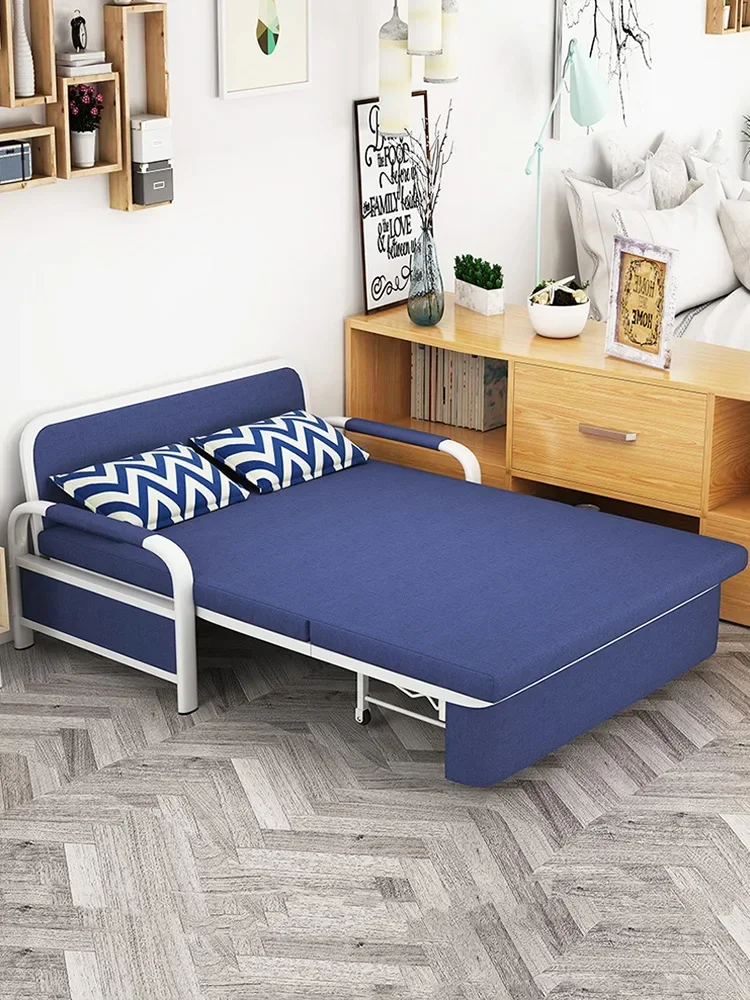 Small unit sofa bed, foldable, dual-purpose living room, single person - Image 2