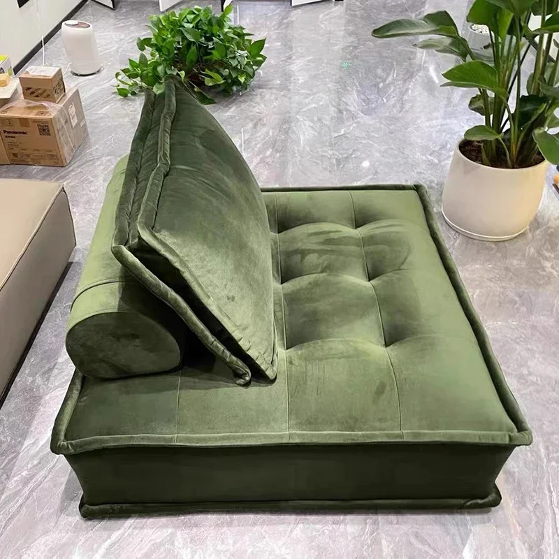 Vintage Organizer Sofa Halloween Minimalist Lazy Module Couch Green Single Italiano Free Shipping Canape Salon Home Furniture