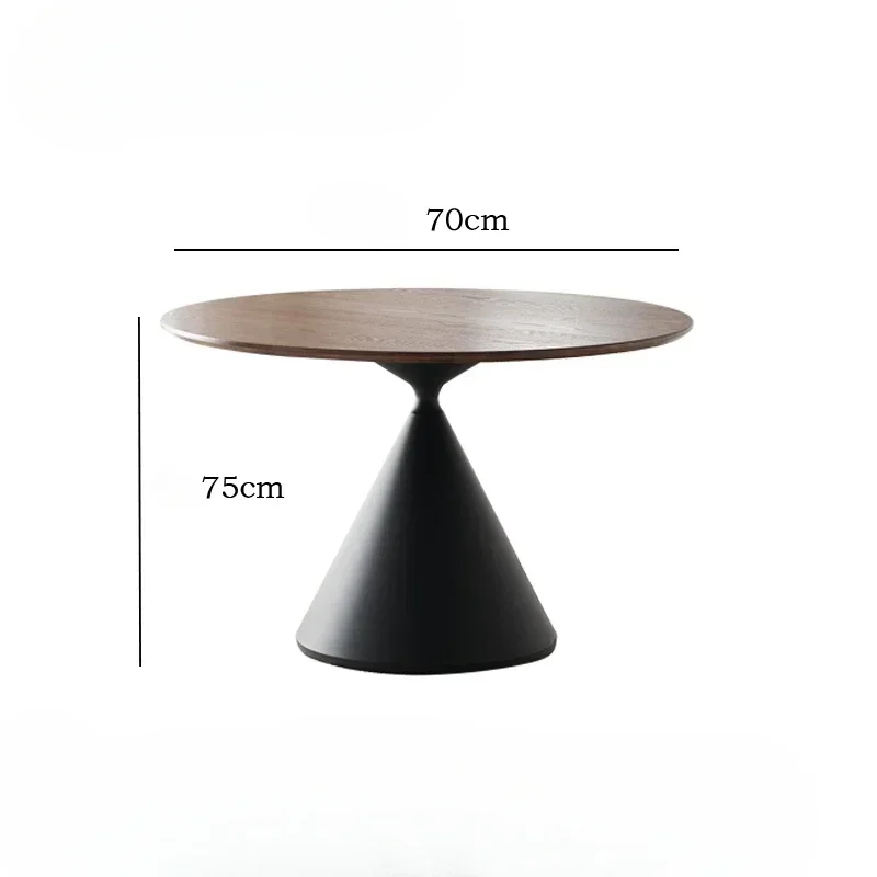 Cafe Dining Table Round Reception Kitchen Tables Elegant Service Extendable Multifunction Home Furniture Mesa Comedor Dinner - Image 6