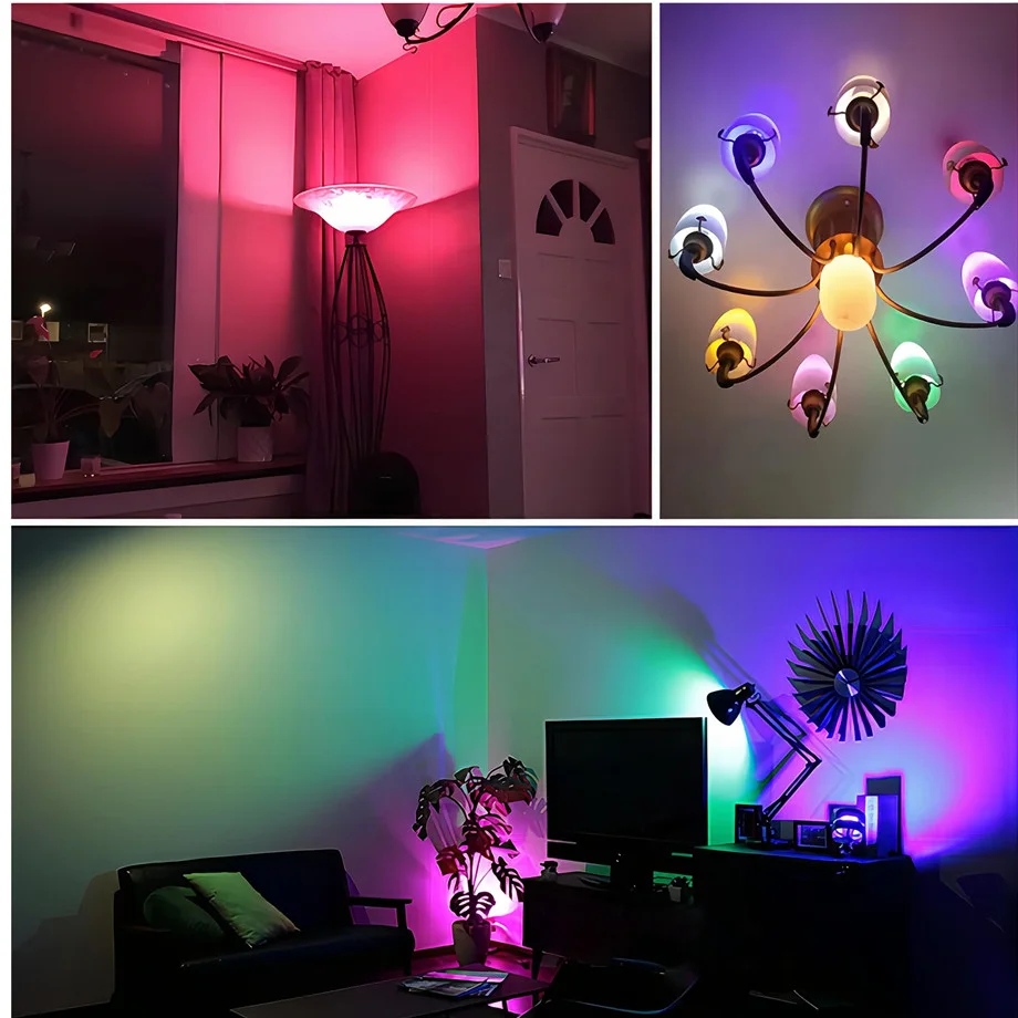 E27 LED RGB Lamp Spotlight Bulb AC 85-265V Bombillas LED 4W 10W 15W IR Remote Control Led Bulb Smart Led RGBW Lamp Home Decor - Image 6