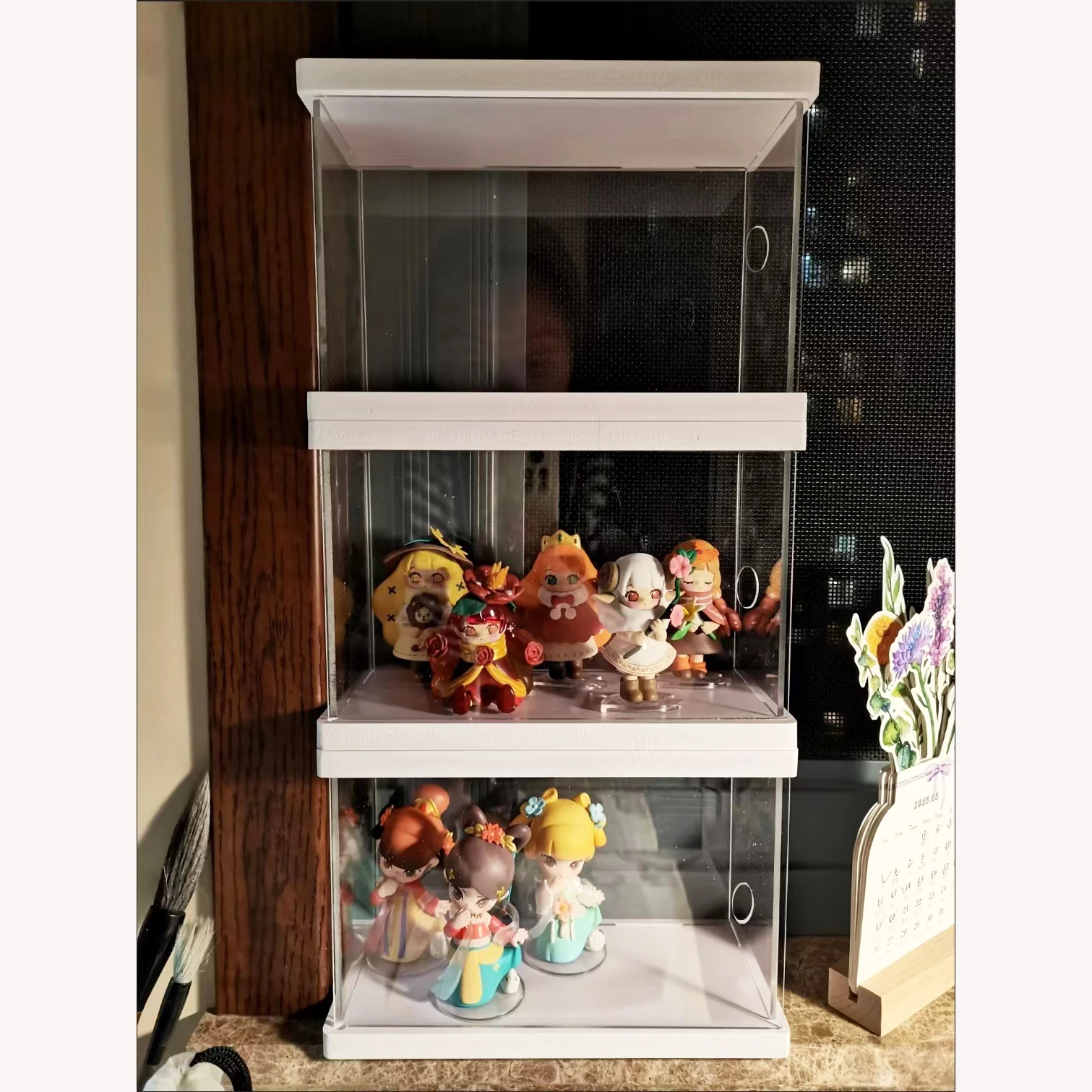 Blind Box Display Cabinet Storage Display Rack Hand-Made Dust-Proof Acrylic Transparent Display Box Storage Building Block Rack - Image 4