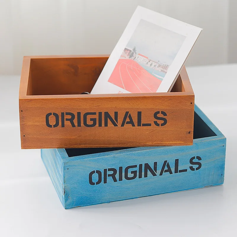 Desk Storage Drawer Retro Wooden Desktop Cosmetic Jewelry Organizer Multi-layer Dollhouse Furniture Figure Display Box Cabinet - Image 5