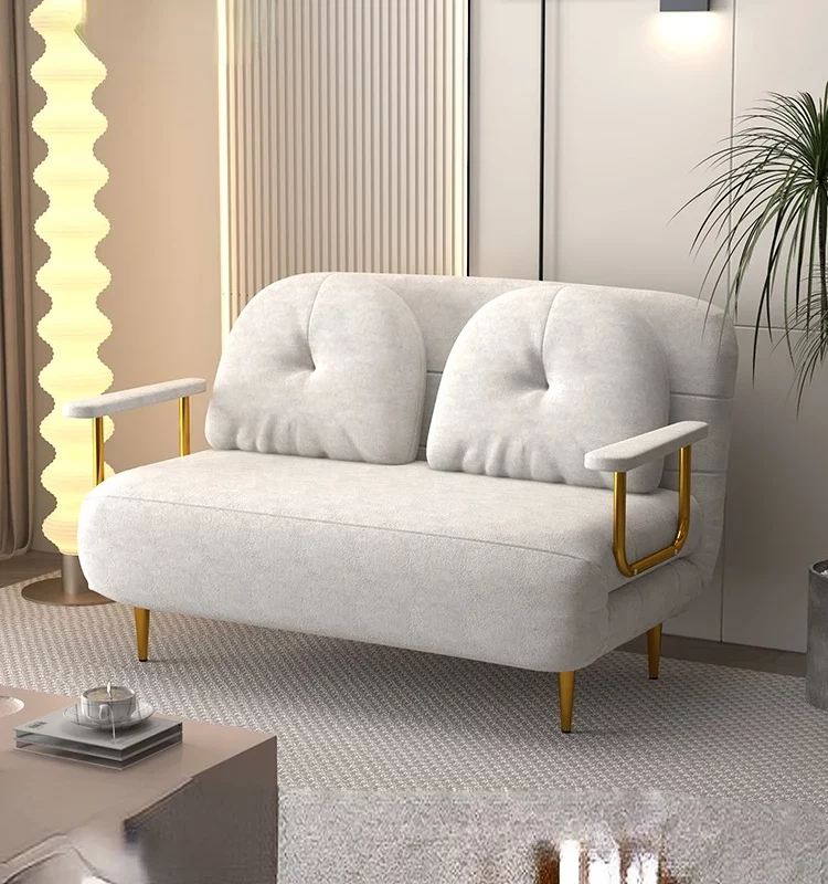 Foldable sofa bed, dual-purpose small unit living room, single and double sofa balcony