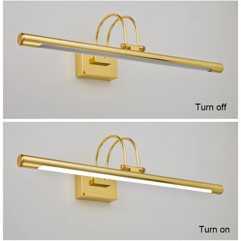 Mirror Wall Lamps Bathroom Modern Wall Lights 43CM 55CM 9W 12W Toilet Wall Mounted Lighting Fixtures Sconces Indoor Bedroom - Image 5