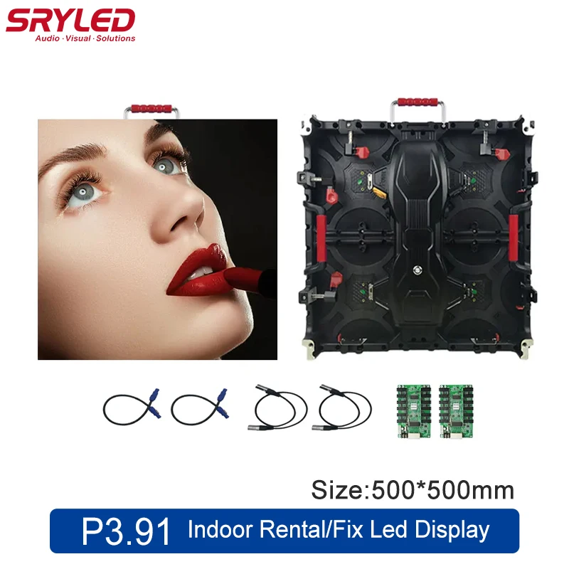 Rental 2mx1m Indoor Rental LED Video Wall Turnkey Solution P3.9 500x500mm LED Display Screen Stage Background For Church Event - Image 5