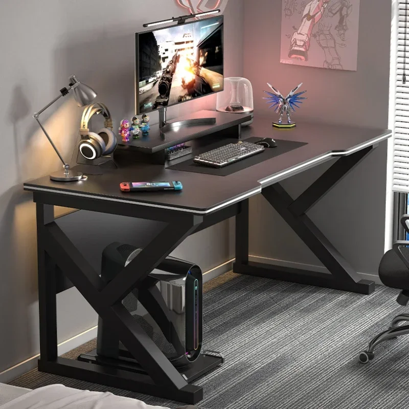 Gaming Desk and Chair Set, Ergonomic 31.5" Home Office Computer Desk with Monitor Stand, Student Study Table Writing Workstation