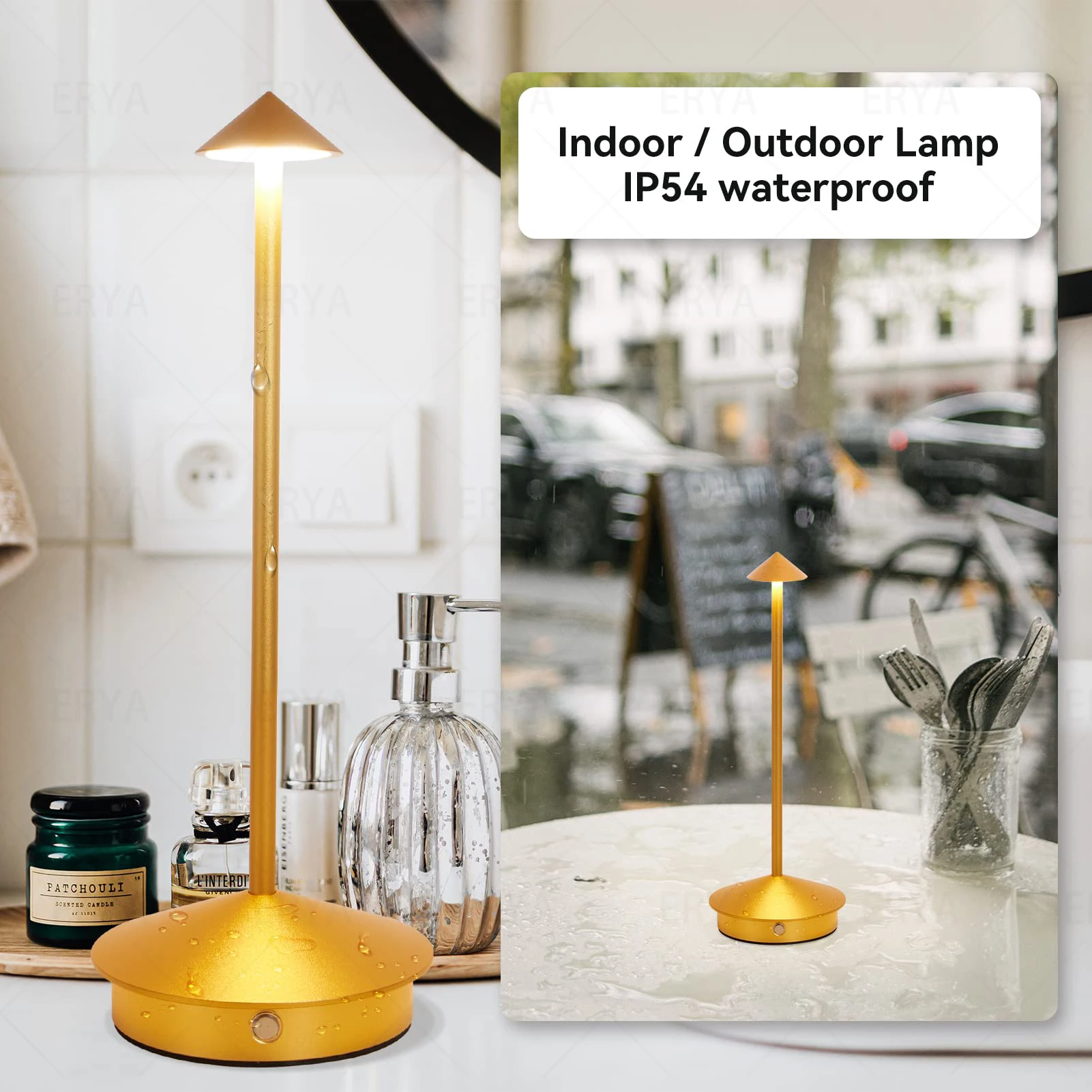 Hotel Rechargeable Table Lamp Creative Dining Touch Led Bar Coffee Pina pro Table Lamp Lampada Da Tavolo Decorative Desk Lamp - Image 3