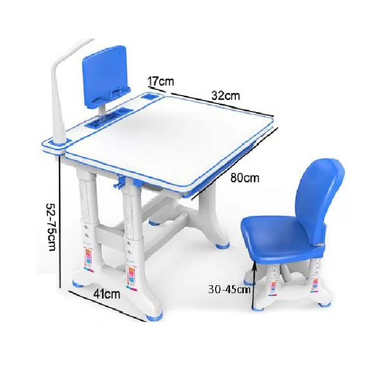 Multifunctional Kid Study Table детский стол Ergonomic Children Homework Desk Student Adjustable Desk And Chair Combination - Image 6