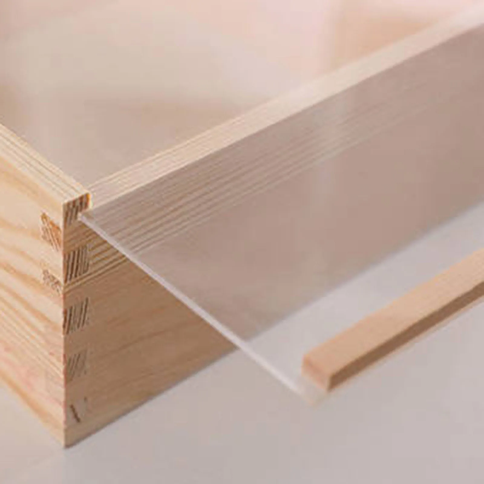 Wooden Storage Box with Clear Acrylic Lid Jewlery Storage Organizer Treasure Display Case Gift Box Table Decoration - Image 3