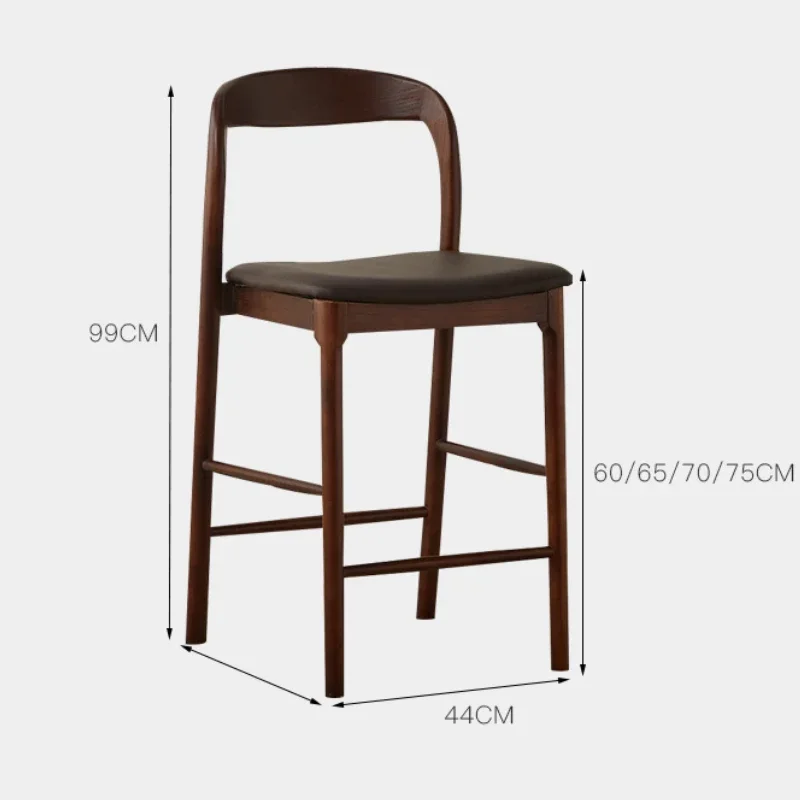 Tabouret De Cuisine Bar Mid-century Bar Stools Chair Make Up Chaise Design Luxury Backrest Metal Taburete Alto Outdoor Nordic - Image 5