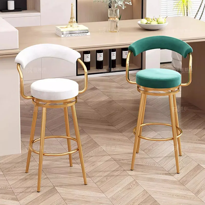 Leisure Stylish Bar Chairs Designer Support Comfortable Luxury Chairs High Bistro Taburete Alto Para Cocina Modern Furniture - Image 4