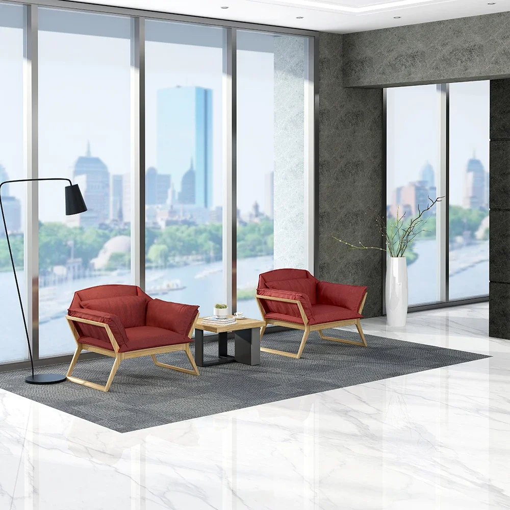 China manufacturer modern luxury mdf melamine wooden manager office table L Shape Ceo Office Executive Desk - Image 3