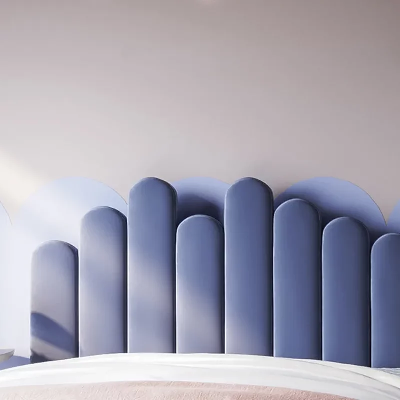 Bed Headboard Wall Decor Panels Children Anti-collision Wall Stickers Cabecero Cama 150 135 Bedroom Furniture Tete De Lit