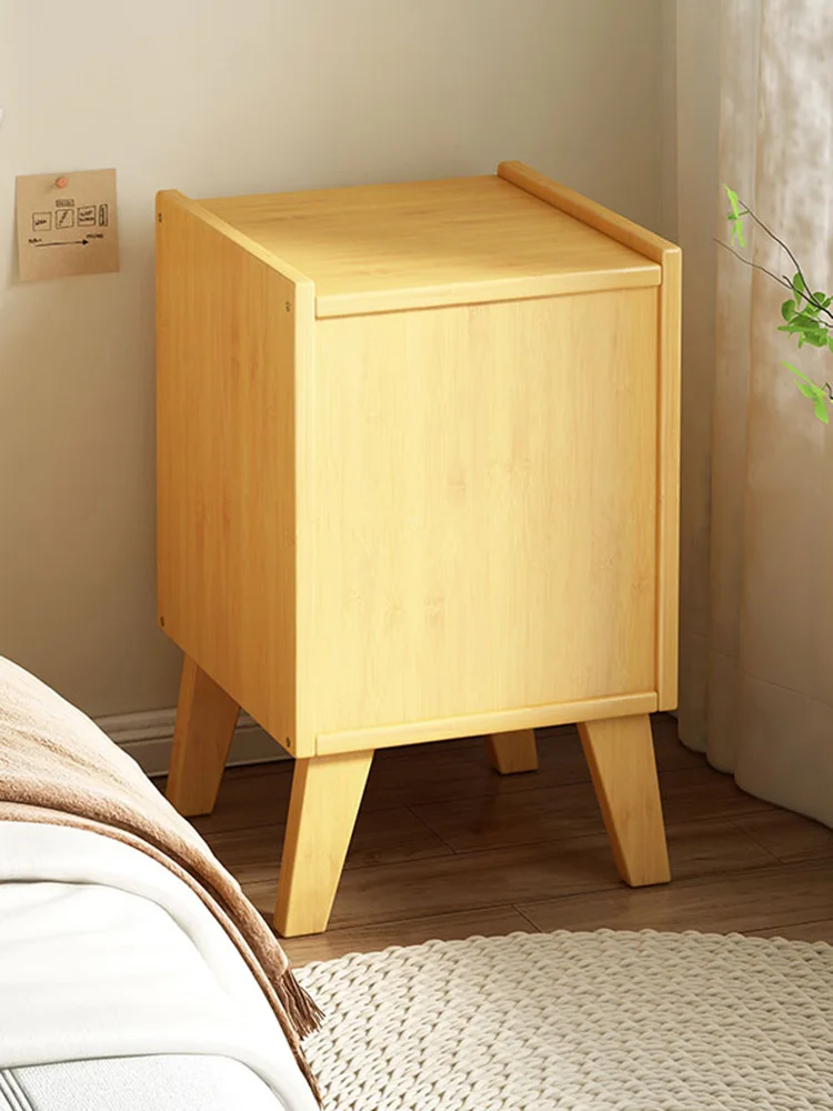 Bamboo Nightstands Home Furniture Living Room Shelf Storage Cabinet Bedroom Bedside Tables Customized Bed End Small Cabinets - Image 5