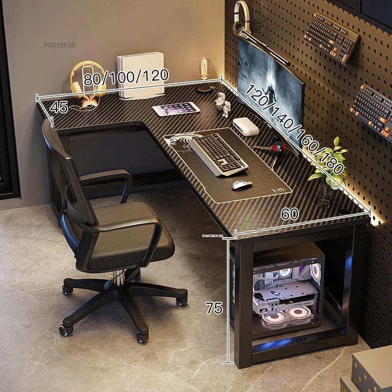 Nordic Corner Computer Desks For Office Furniture Desktop Home Gaming Desk Double Bedroom Workbench Small Apartment Gaming Table