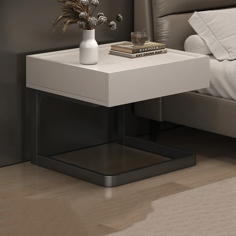 Comfortable Nordic Bedside Cabinet Nightstands Luxury Hotel Bedside Table Accessible Luxury Table De Chevet Chambre Furniture - Image 3
