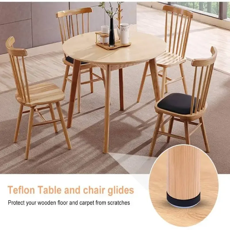 20pcs Furniture Sliders Chair Leg Movers Chair Leg Floor Protectors Slider Bumper Furniture Glide Nail for Hardwood Floors - Image 3